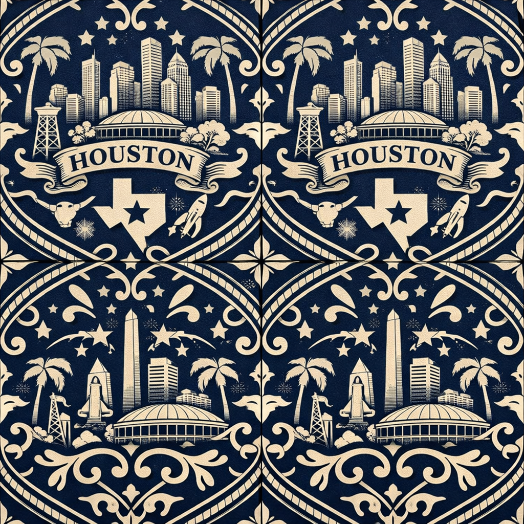 Wilson Supply Corporate Office close-up of perfectly aligned custom wallpaper patterns in Houston